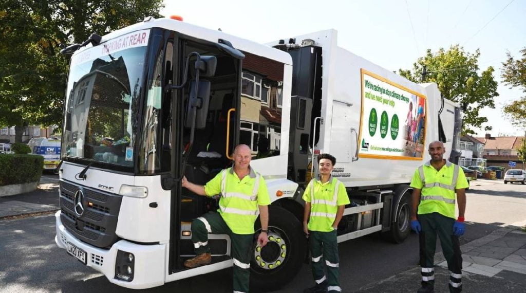 Greener Ealing refuse truck