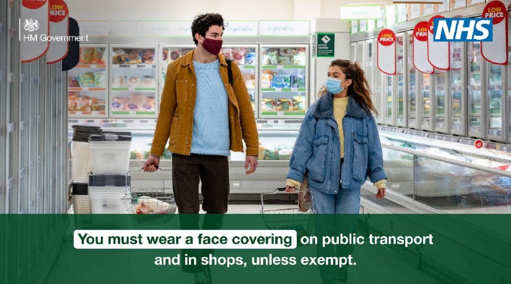 Wear a face mask poster
