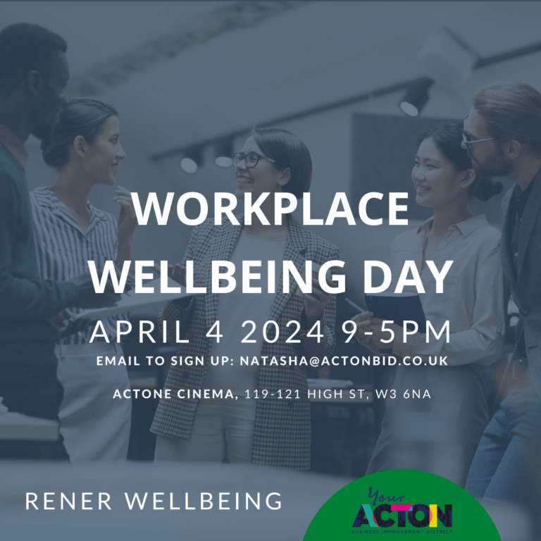 New Wellbeing in the Workplace Workshop launched for Your Acton businesses