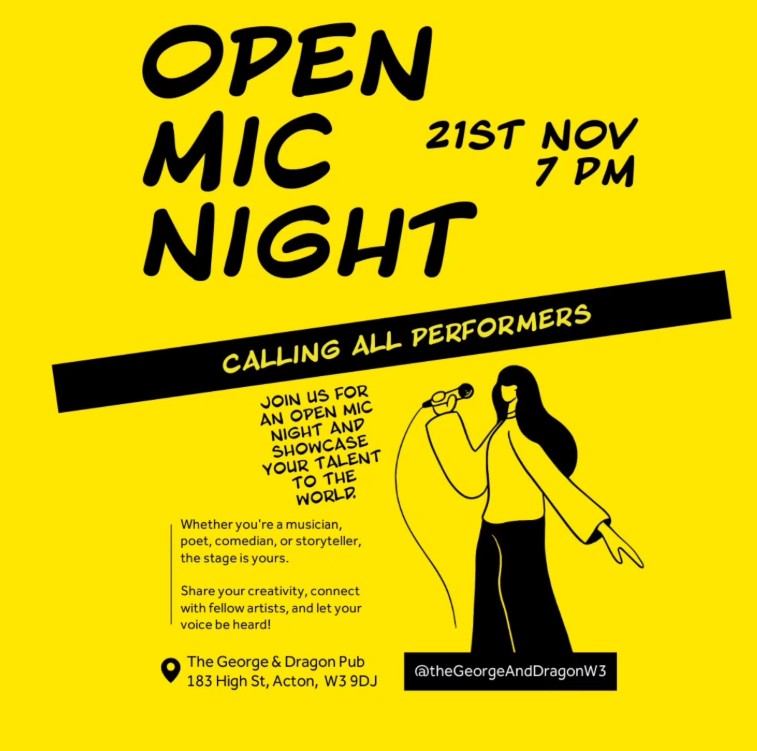 Open Mic Night- calling all performers!