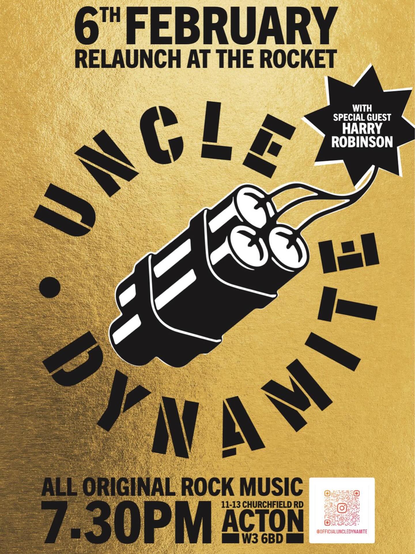 UNCLE DYNAMITE - THE ROCKET PUB RELAUNCH