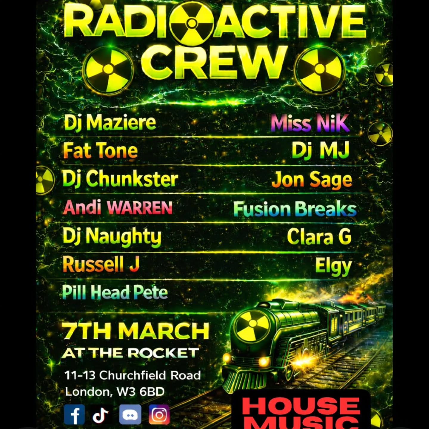 Radioactive Crew - House Music - The Rocket