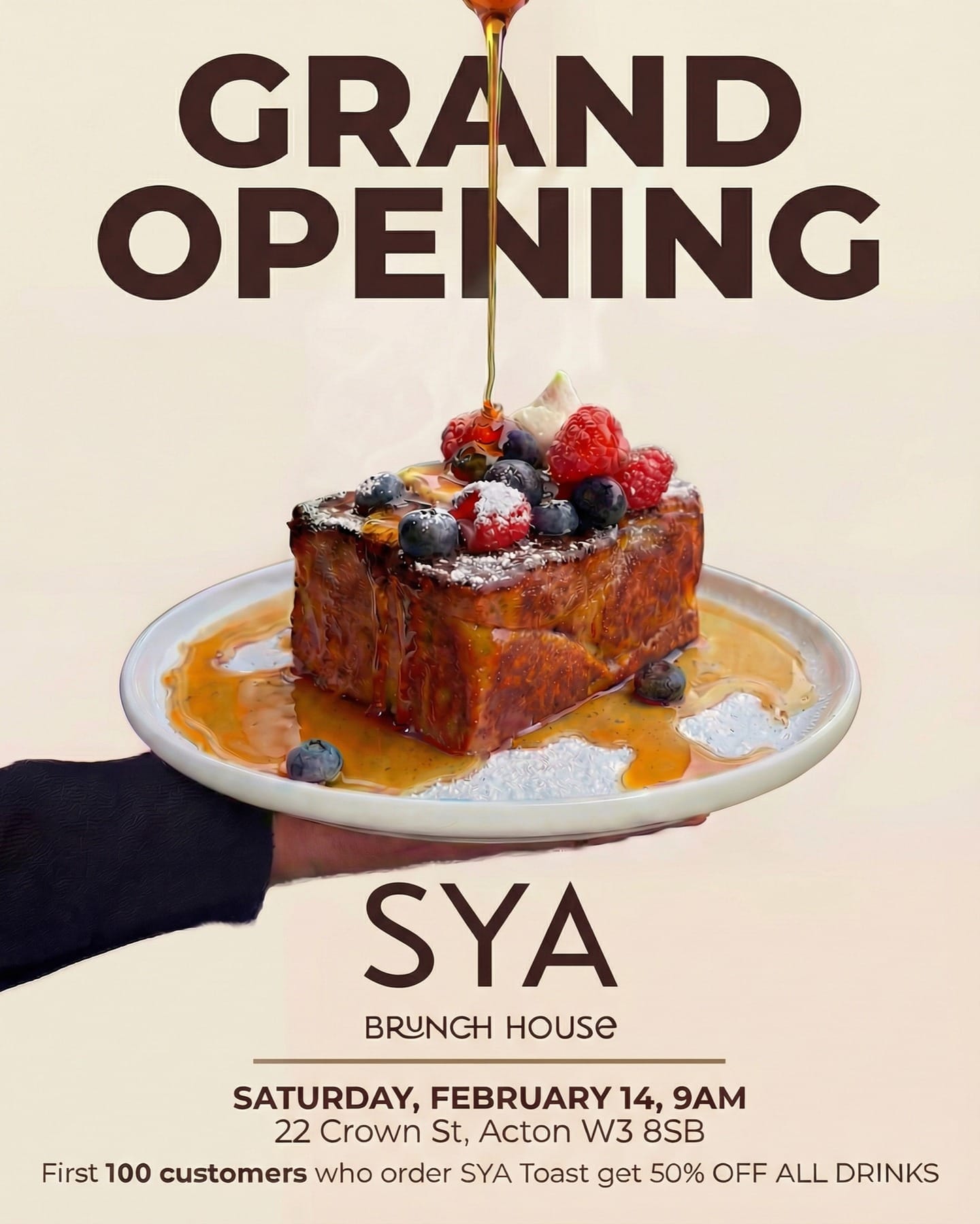 Grand Opening - SYA Brunch House