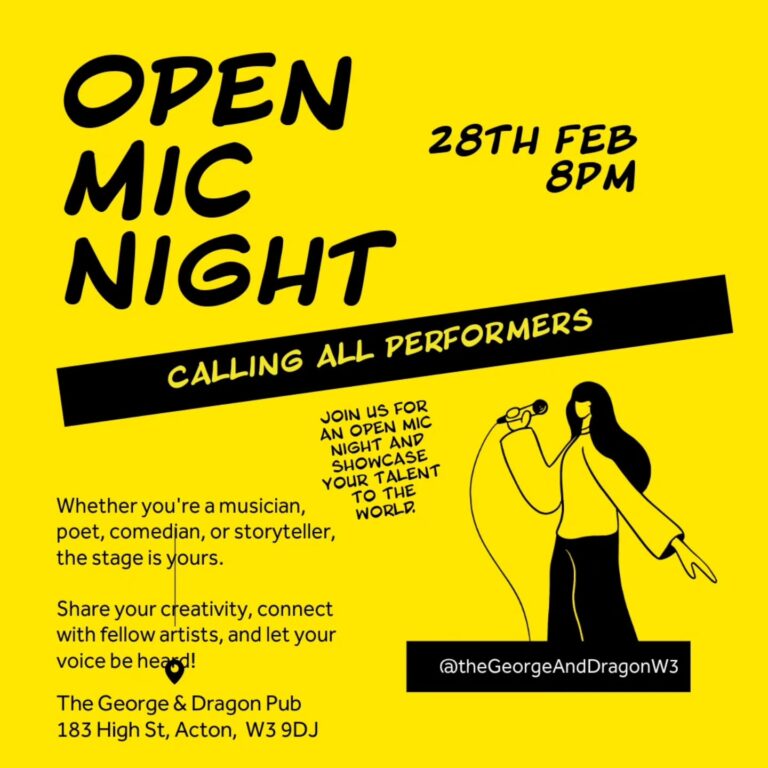 Open Mic Night – George & Dragon
