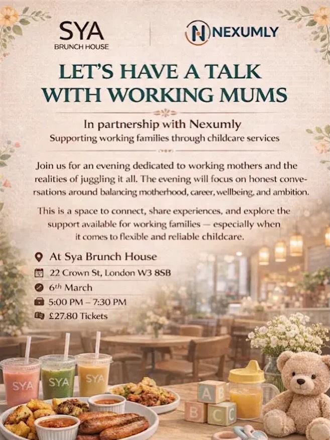 Working Mums Event – SYA Brunchouse