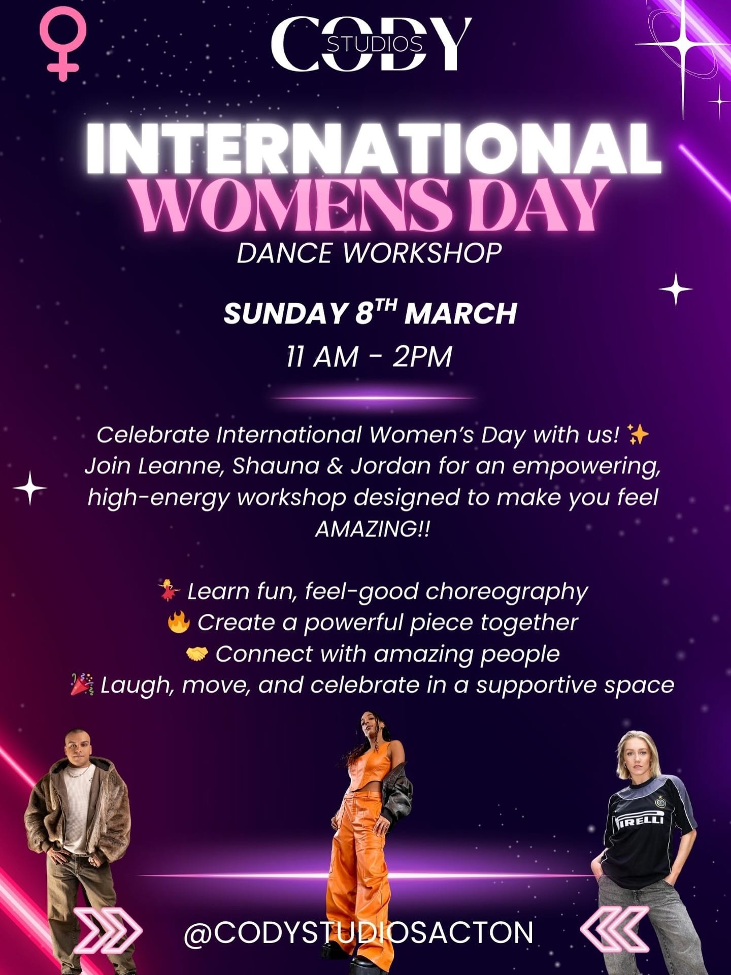 International Women's Day Dance Workshop - Cody Studios