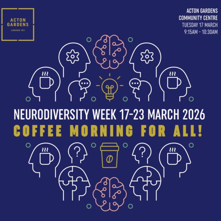 Neurodiversity Week – Acton Gardens Community Centre