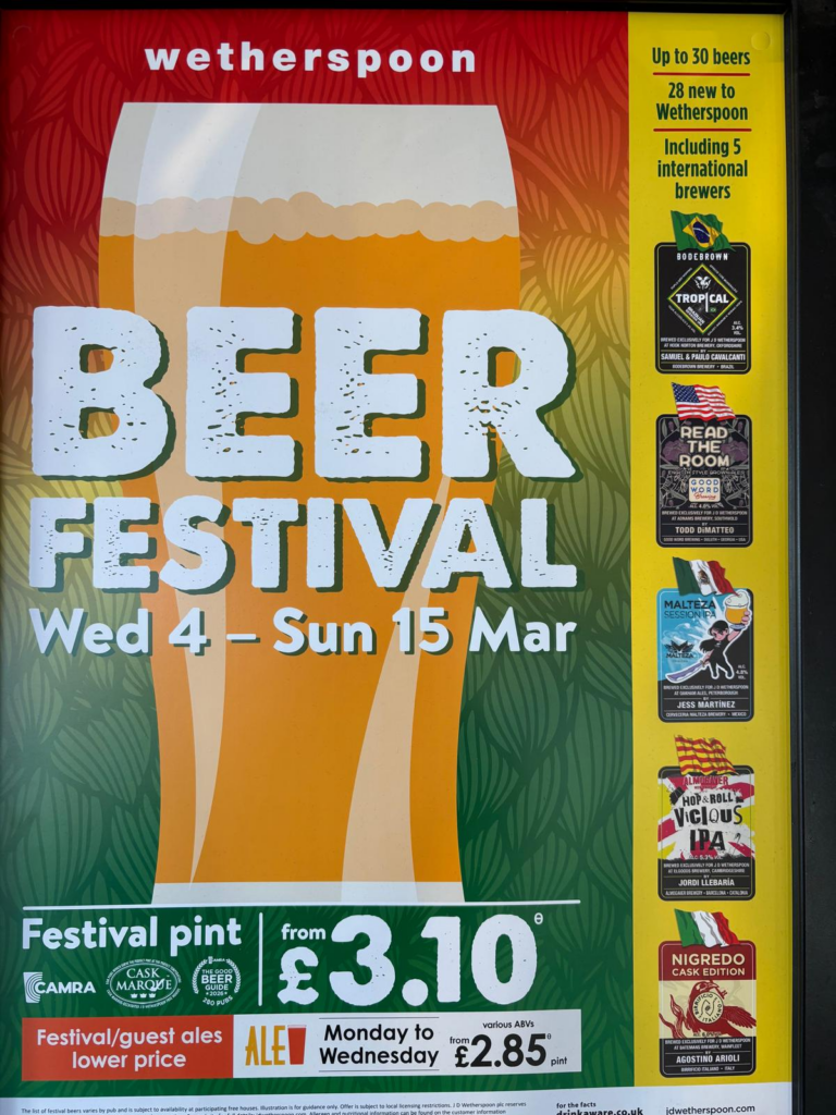 Spring Ale Festival – Red Lion & Pineapple
