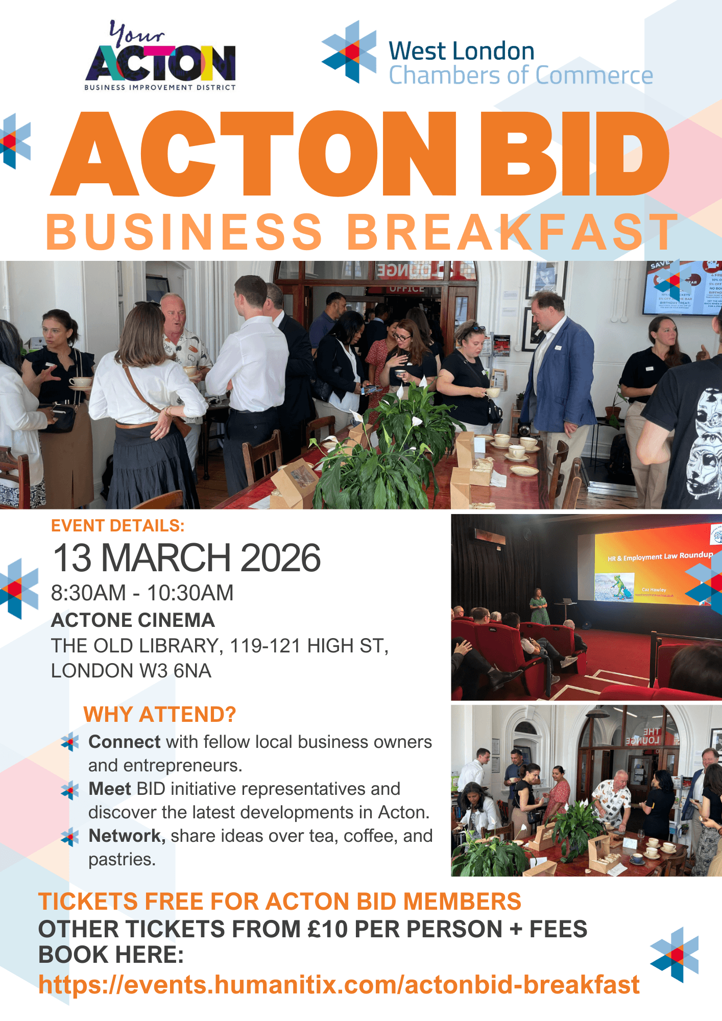 March Breakfast Networking Morning - Acton BID