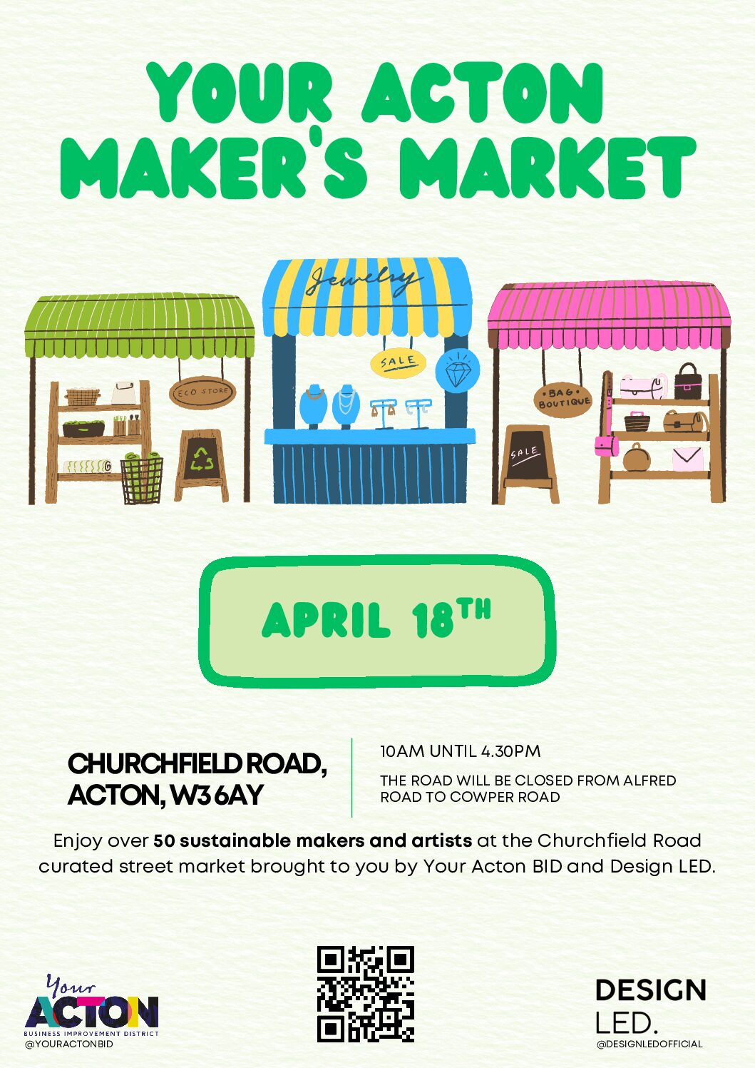 Acton BID Makers Market - 18th APRIL