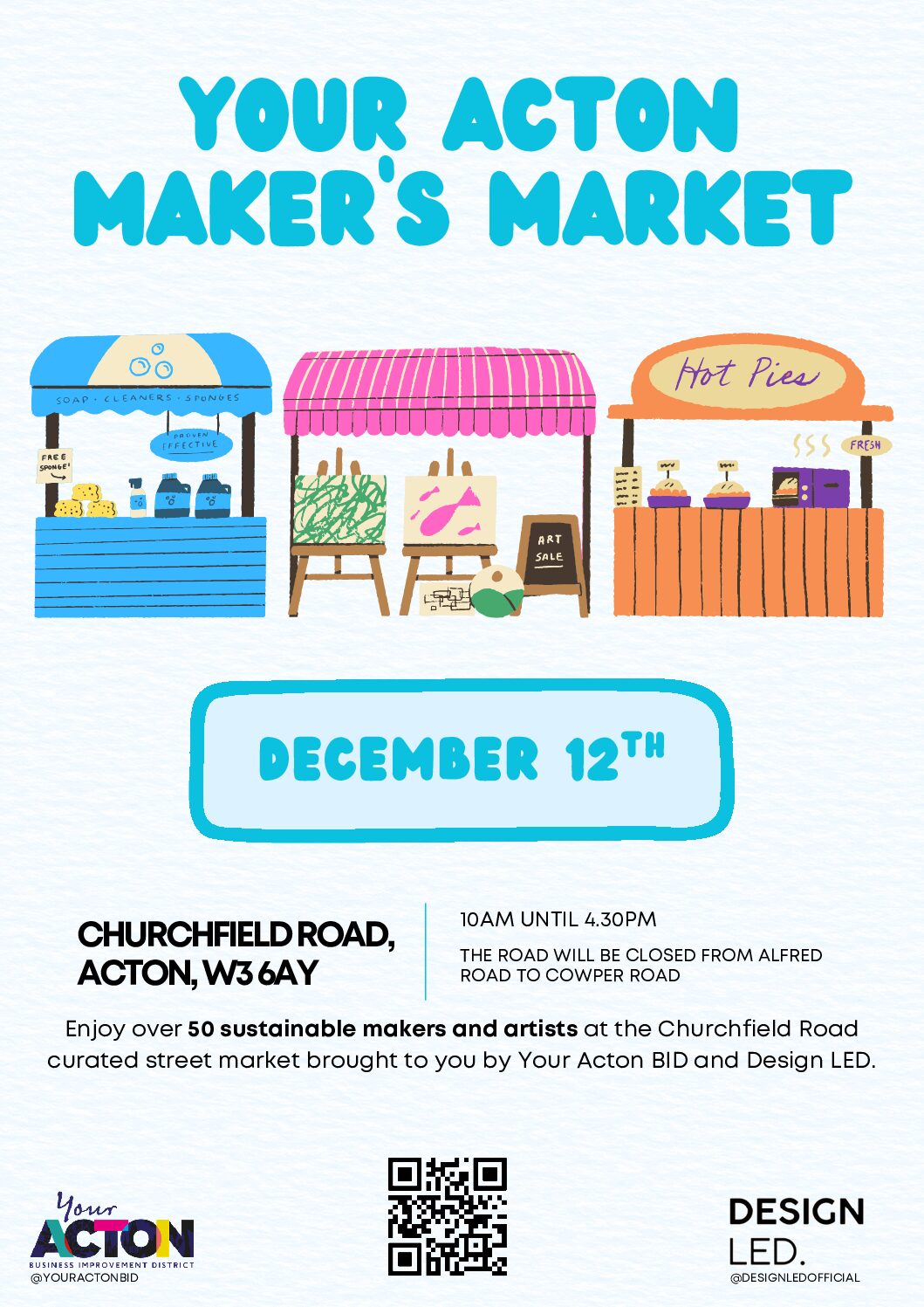 Acton BID Makers Market - 12th December