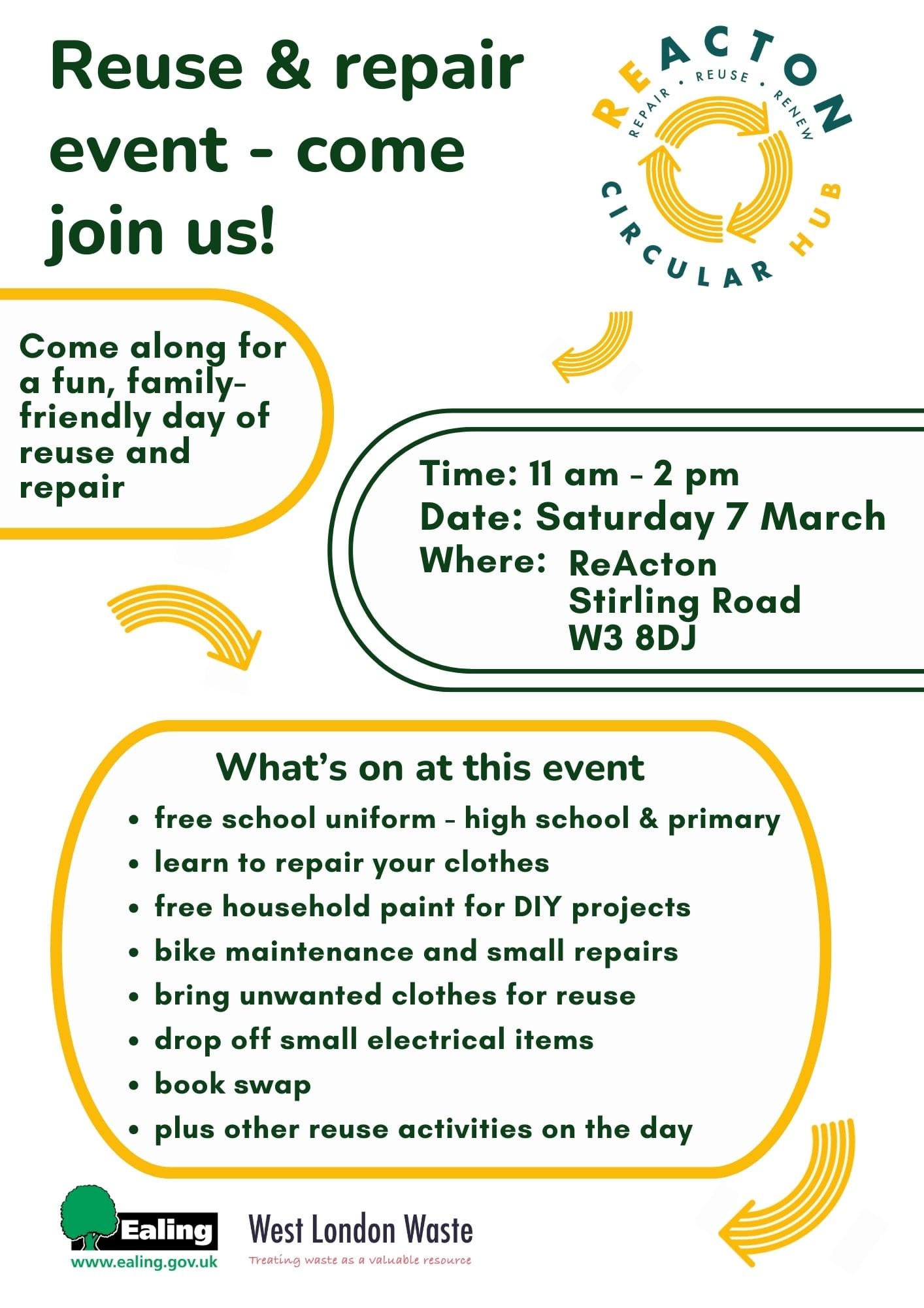 ReActon - Recycle & Reuse March Event