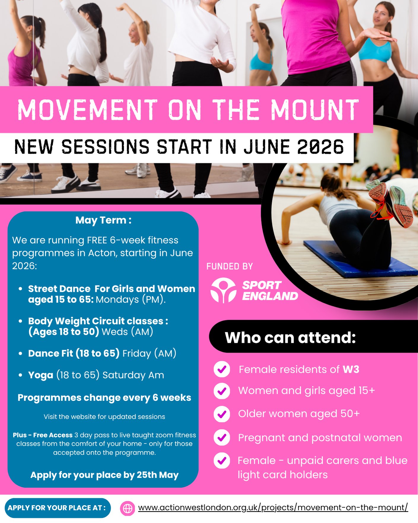 Sign Up for June: Movement on the Mount - AWL