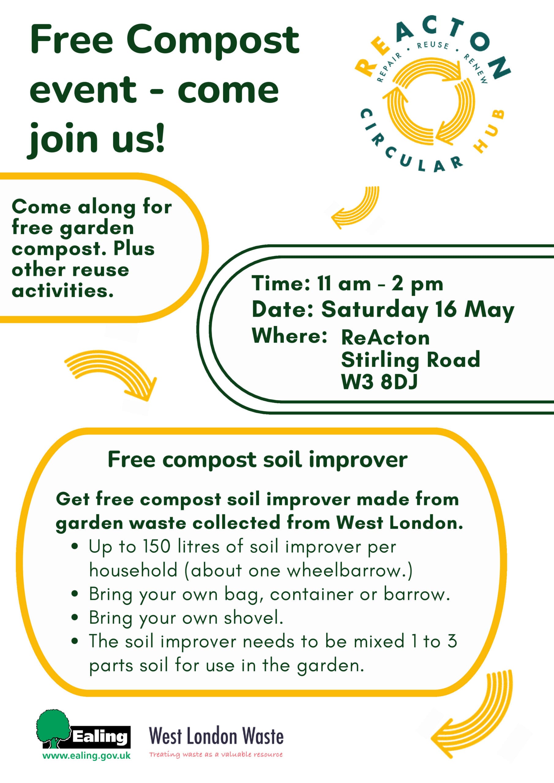 ReActon - Recycle & Reuse May Event