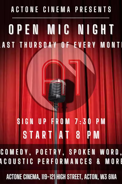 Open Mic Night - ActOne Cinema