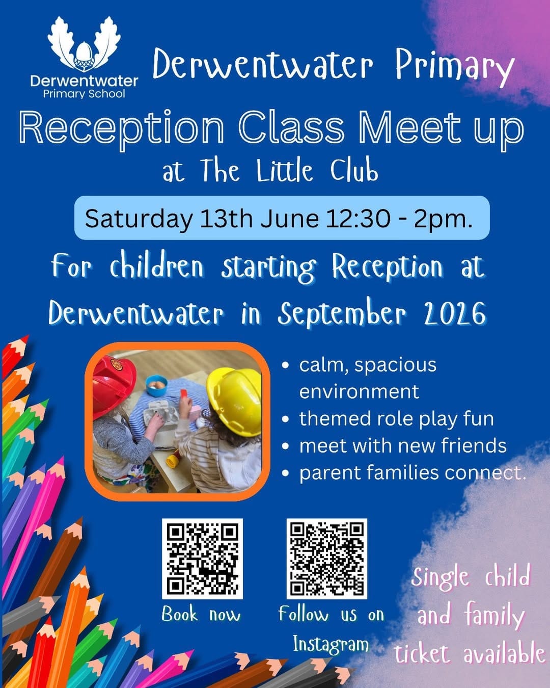 Reception Starters at @Derwentwater Primary School