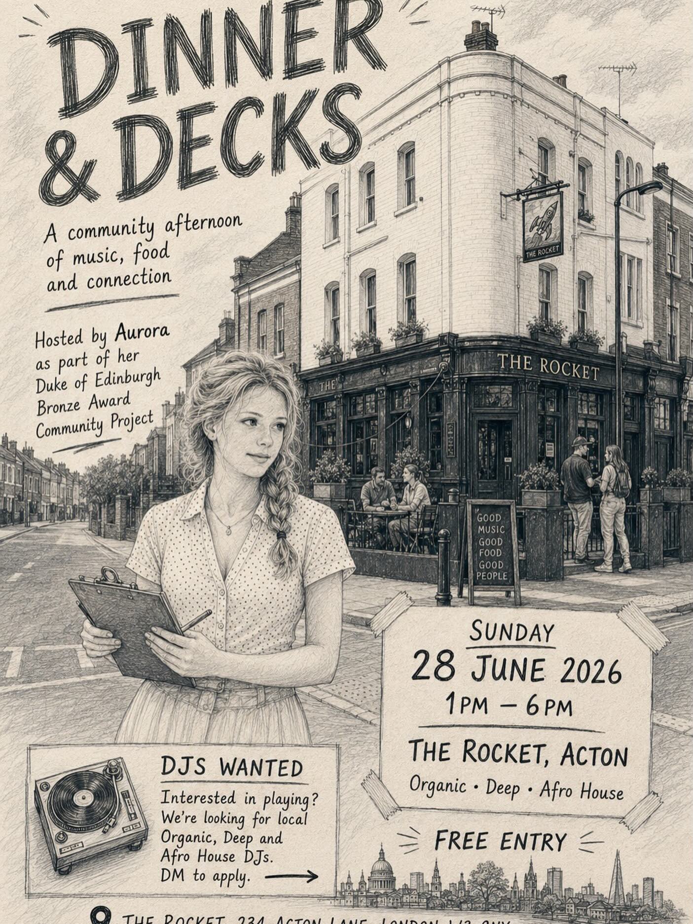 Dinner & Decks @the Rocket