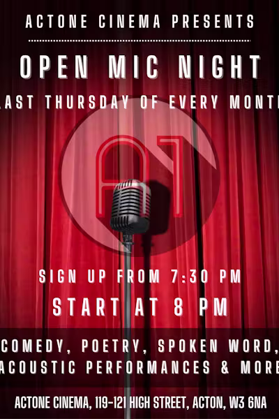 Open Mic Night- calling all performers!