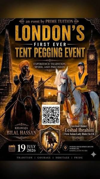 London's First Tent Pegging Event - Twyford Sports Ground