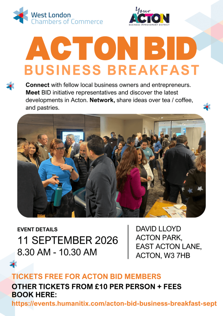 September – Acton BID Networking Business Breakfast @ David Lloyd