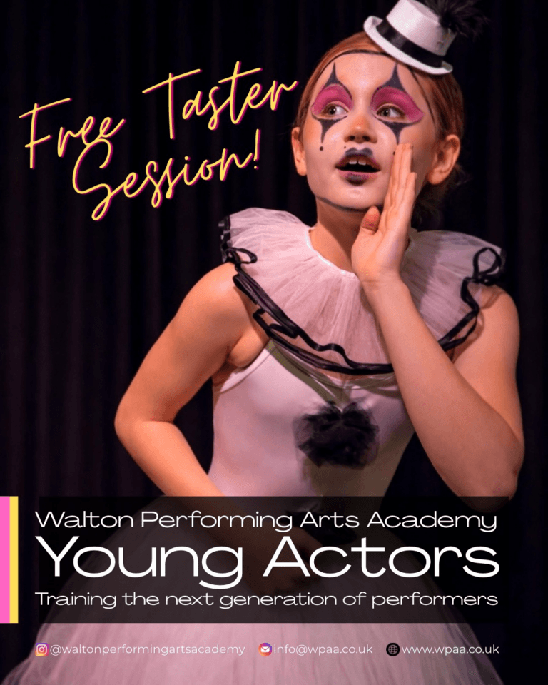 🎭 FREE TASTER SESSION- WPAA Young Actors