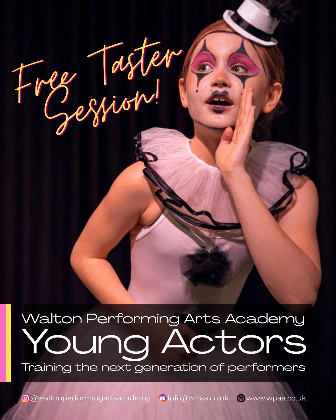 🎭 FREE TASTER SESSION- WPAA Young Actors