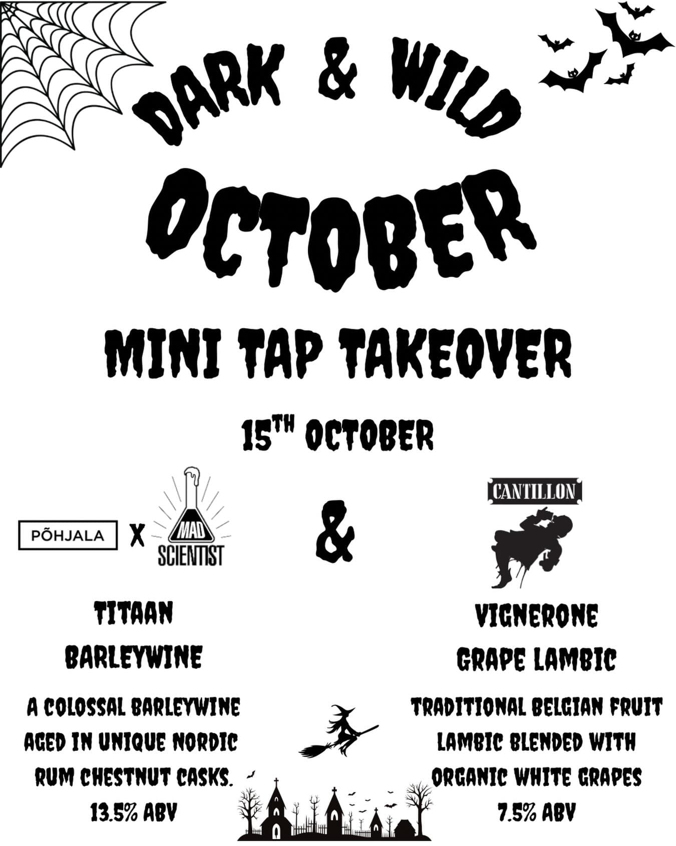 DARK & WILD OCTOBER TAP TAKEOVER @ a Pint of Hops